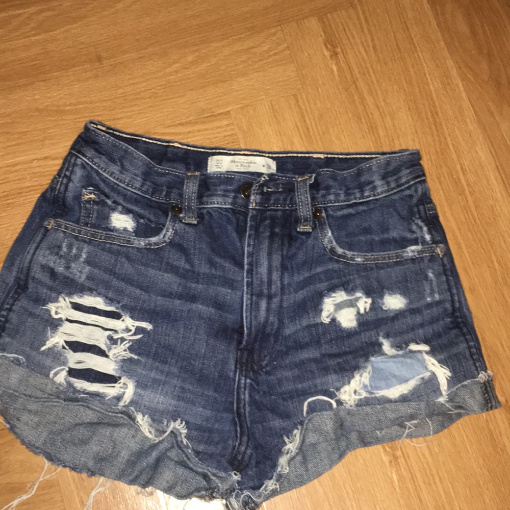 High waisted Abercrombie and Fitch shorts
